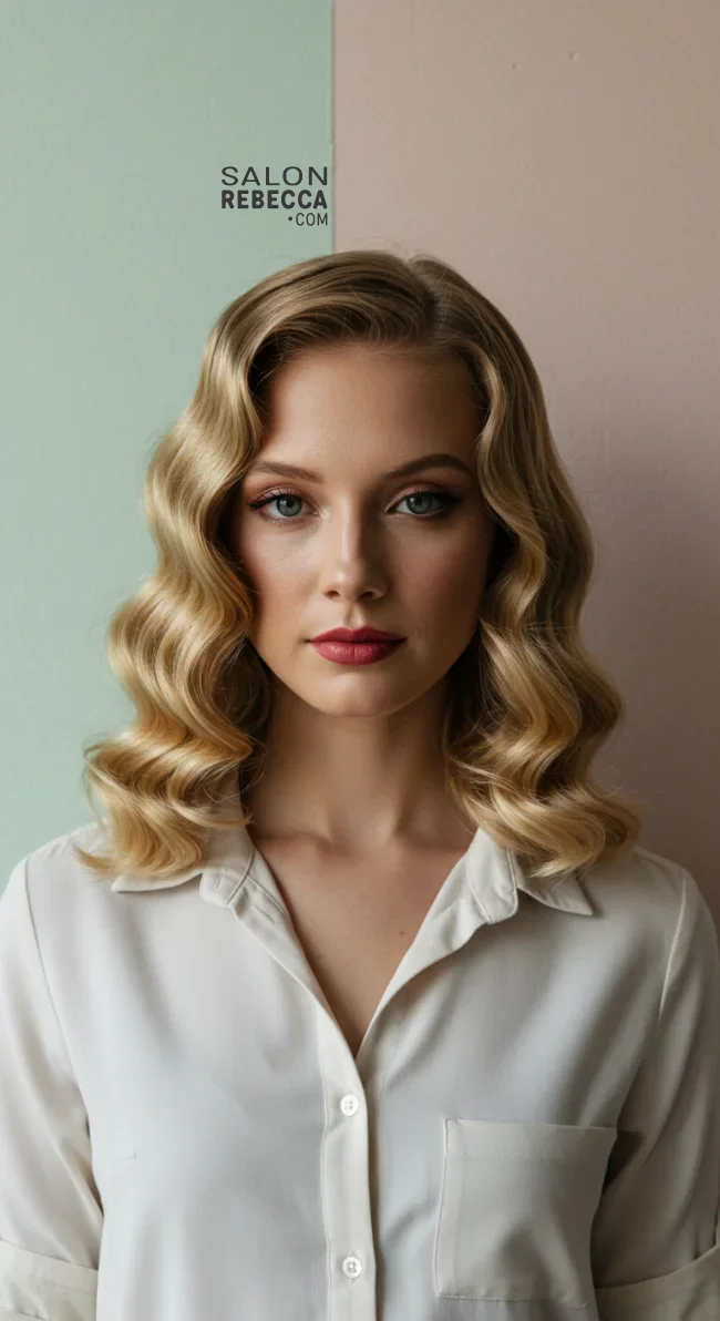 15. Graceful Retro Waves | 15 Formal Hairstyles For Timeless Beauty