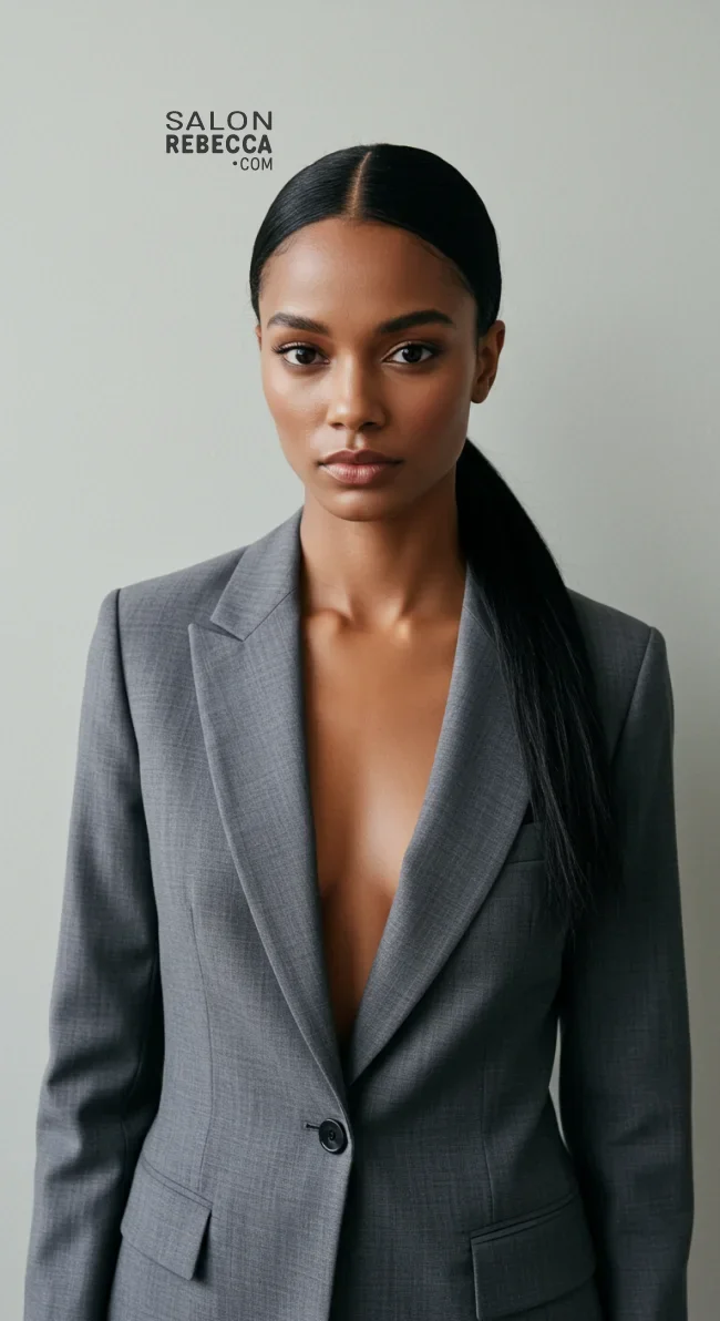7. Polished Ponytail | 15 Formal Hairstyles For Timeless Beauty