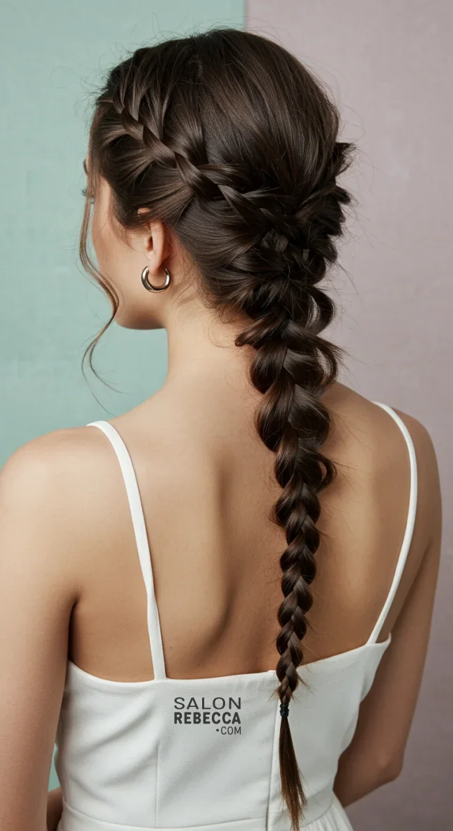 9. Timeless Fishtail Braid | 15 Formal Hairstyles For Timeless Beauty