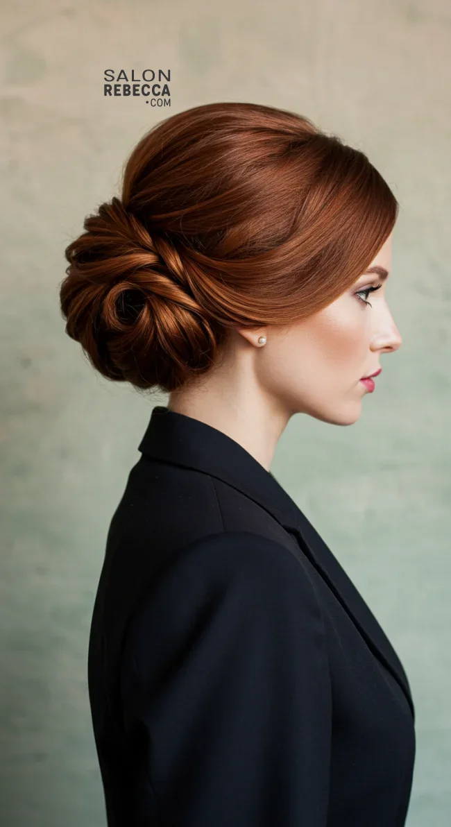 3. Elegant French Twist | 15 Formal Hairstyles For Timeless Beauty