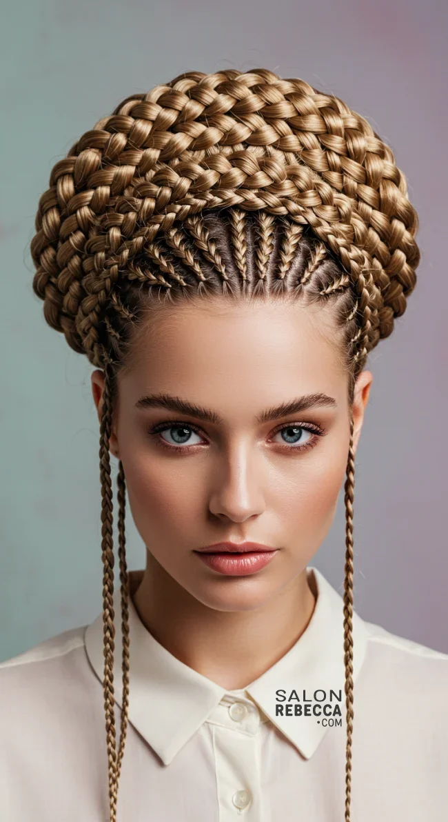 4. Intricate Braided Crown | 15 Formal Hairstyles For Timeless Beauty