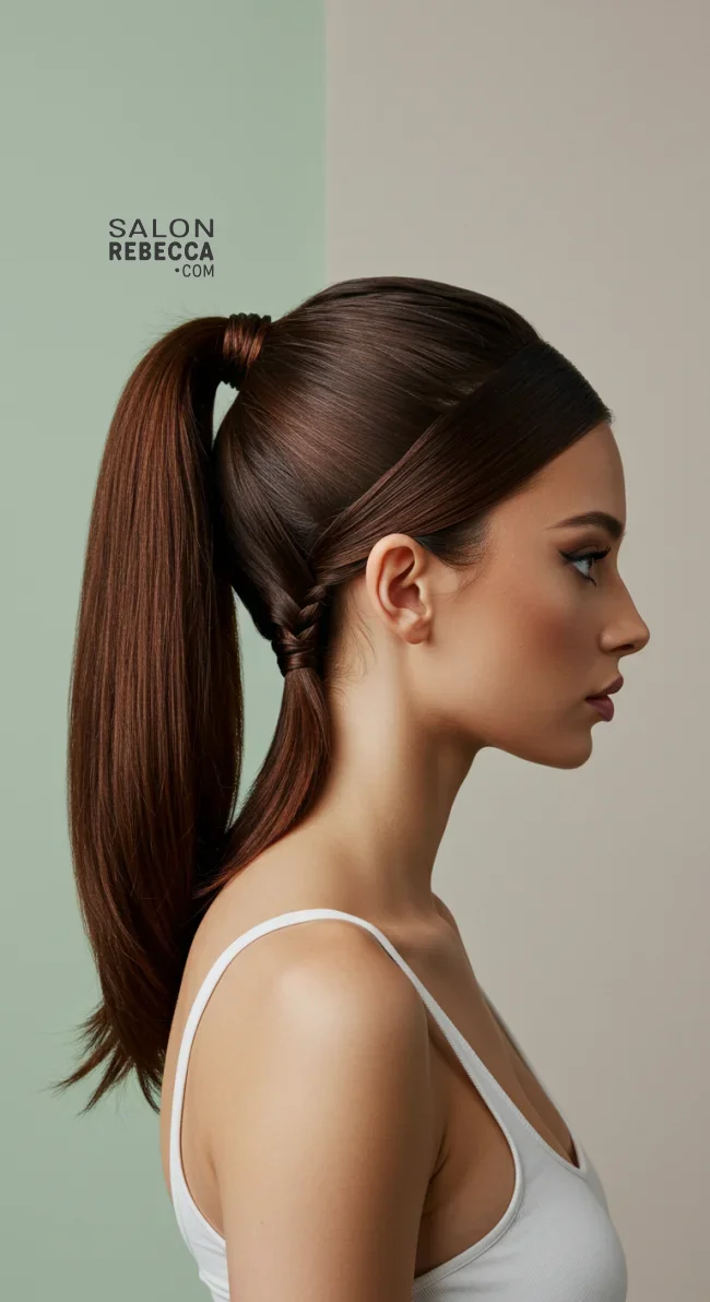 14. Sleek High Ponytail with a Twist | Perfect Wedding Hairstyles: Timeless Trends For Your Special Day