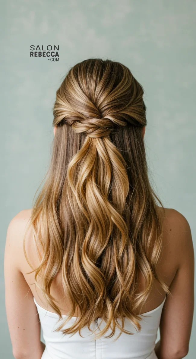 7. Half-Up Half-Down Beauty | Perfect Wedding Hairstyles: Timeless Trends For Your Special Day