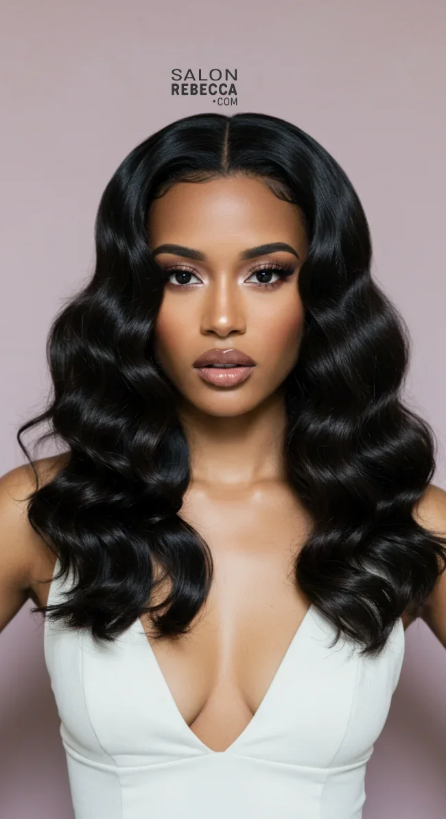 12. Glamorous Hollywood Waves | Perfect Wedding Hairstyles: Timeless Trends For Your Special Day