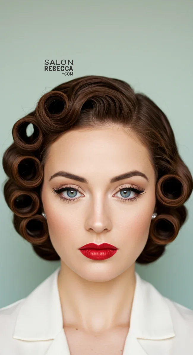 10. Vintage Victory Rolls | Perfect Wedding Hairstyles: Timeless Trends For Your Special Day
