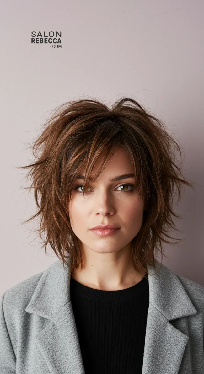 3. Shoulder-Length Shag Cut | Low Maintenance Shoulder-Length Hairstyles For Thin Hair