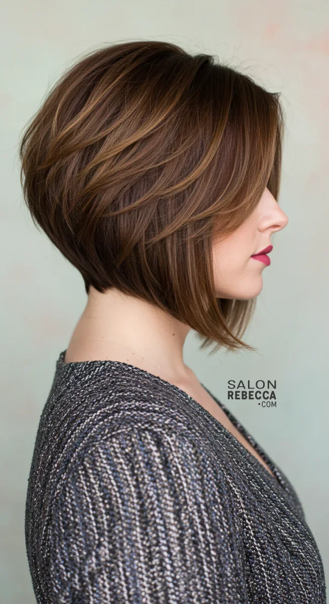 3. Layered Inverted Bob for Extra Volume | 5 Ways Of Pulling Off An Inverted Bob