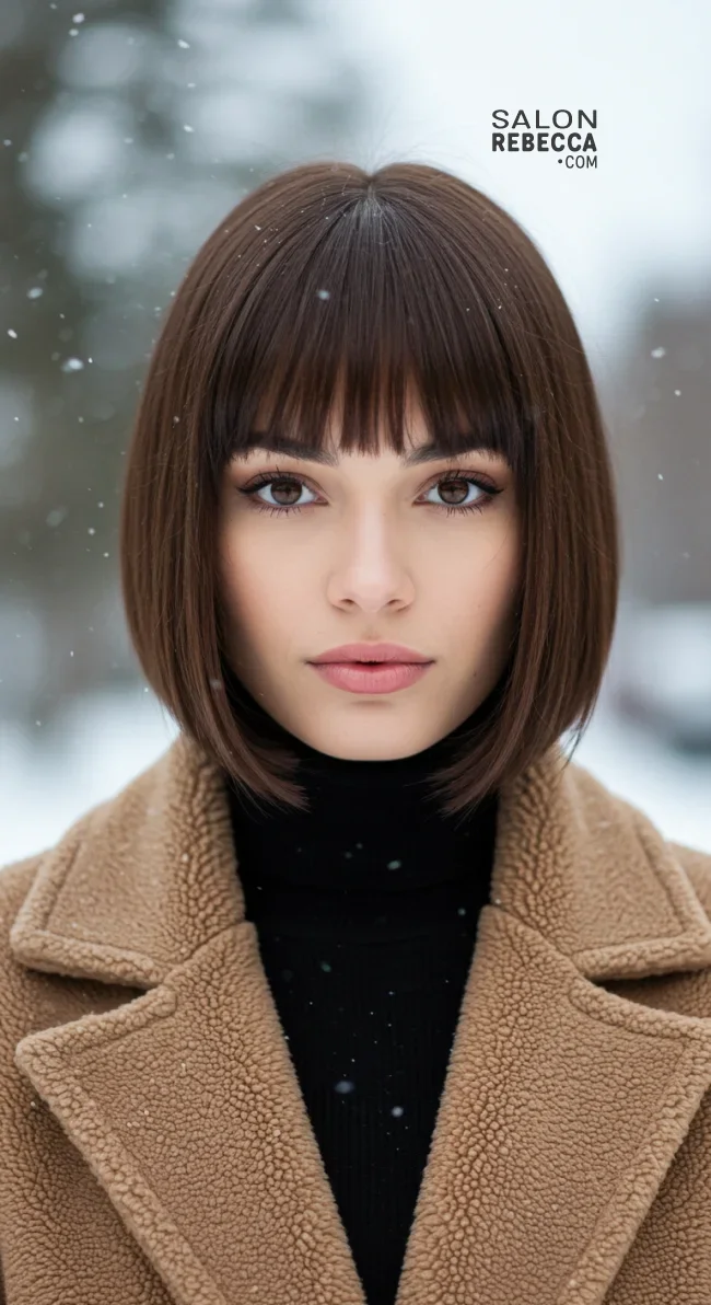 1. Blunt Bob | Hairstyle Trends For Winter 2025: 10 Hottest Haircuts