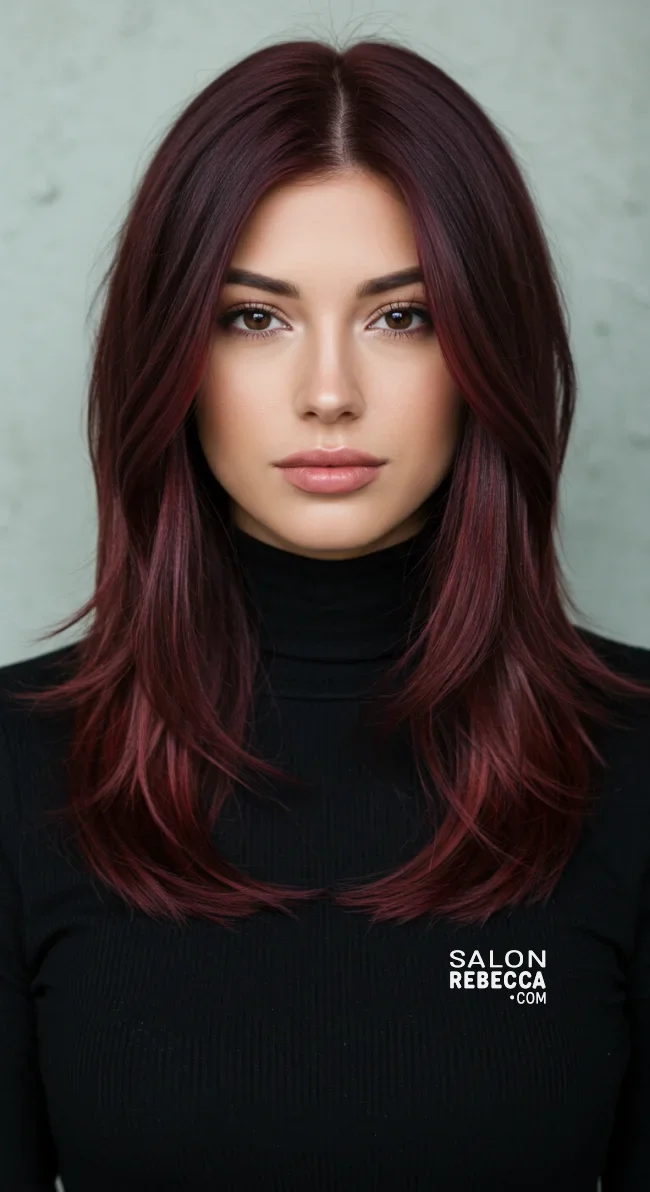 5. Mahogany Layered Cut | Winter’s Hottest Hair Color: Top Red Shades To Embrace This Winter