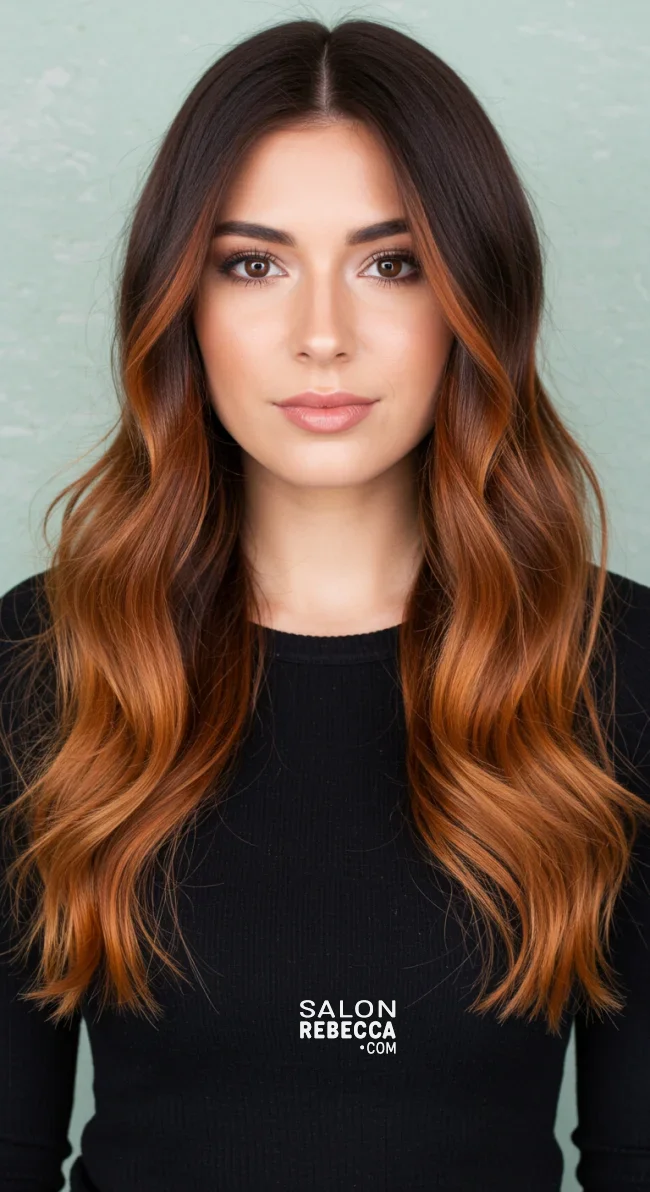 7. Cinnamon Ombre | Winter’s Hottest Hair Color: Top Red Shades To Embrace This Winter