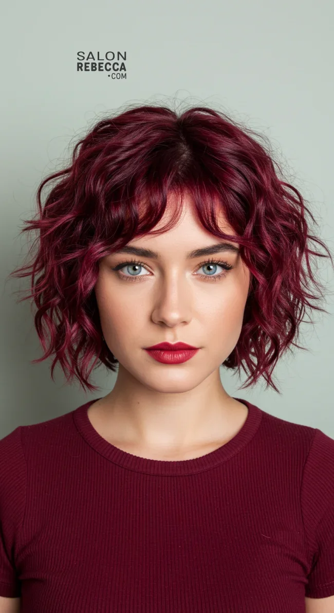 9. Curly-Inspired Wavy Crop | 15 Chic Short Hairstyles For Thick Wavy Hair