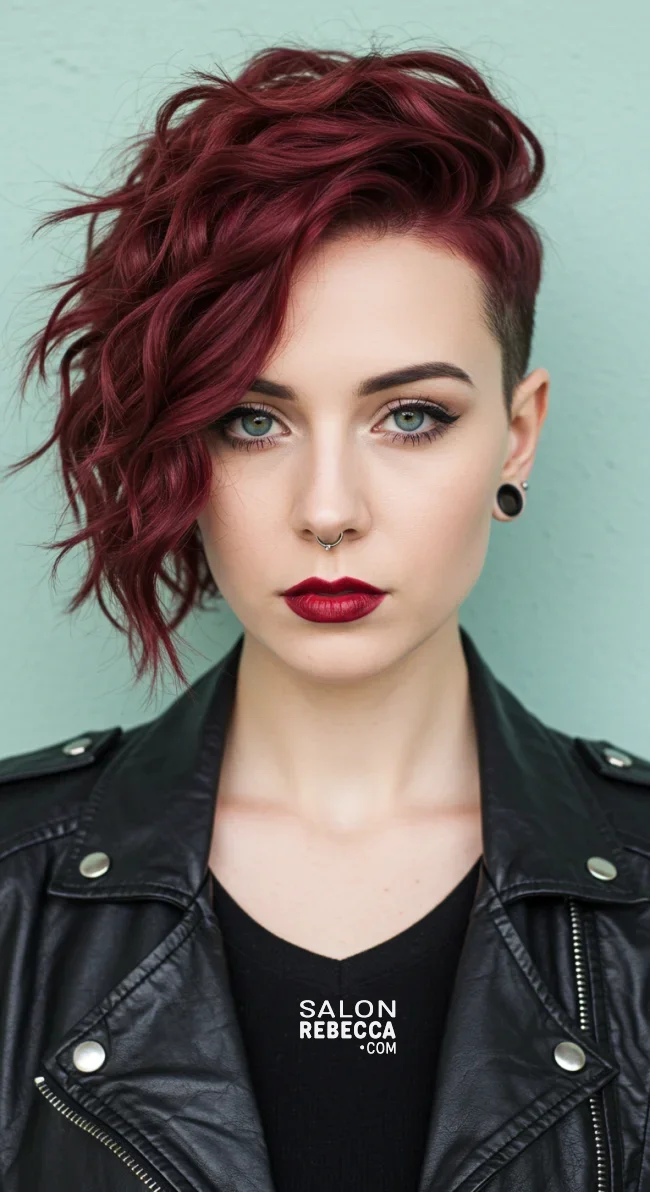 11. Wavy Undercut | 15 Chic Short Hairstyles For Thick Wavy Hair