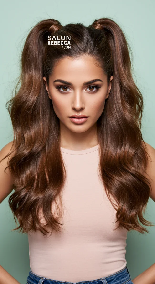 4. Double Ponytail Trick | Ponytail Perfection: Max Volume Boost Hack For Your Ponytail