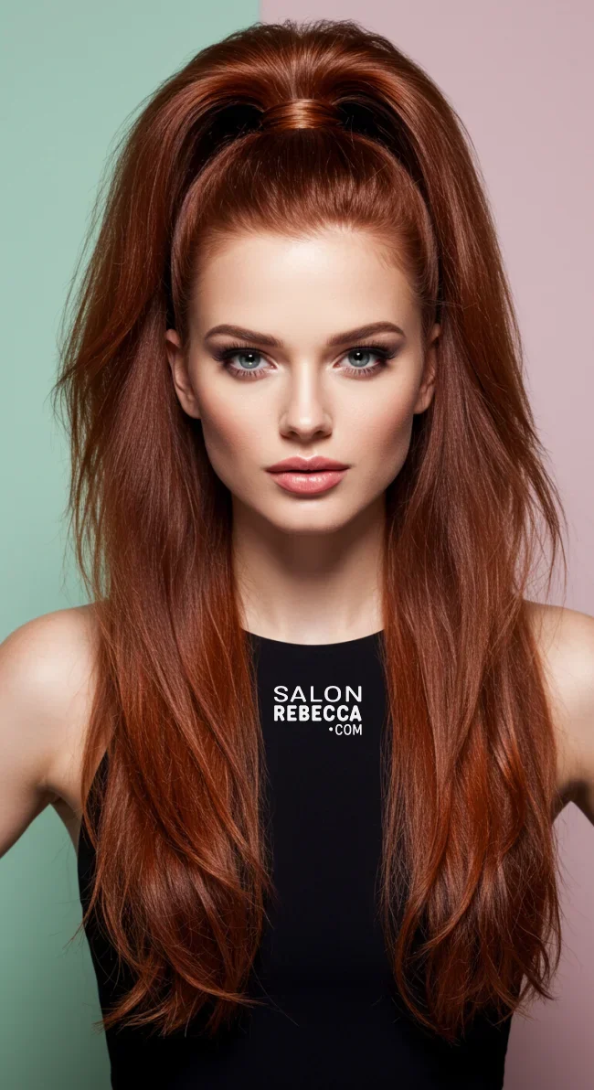 7. Half-Up Voluminous Ponytail | Ponytail Perfection: Max Volume Boost Hack For Your Ponytail