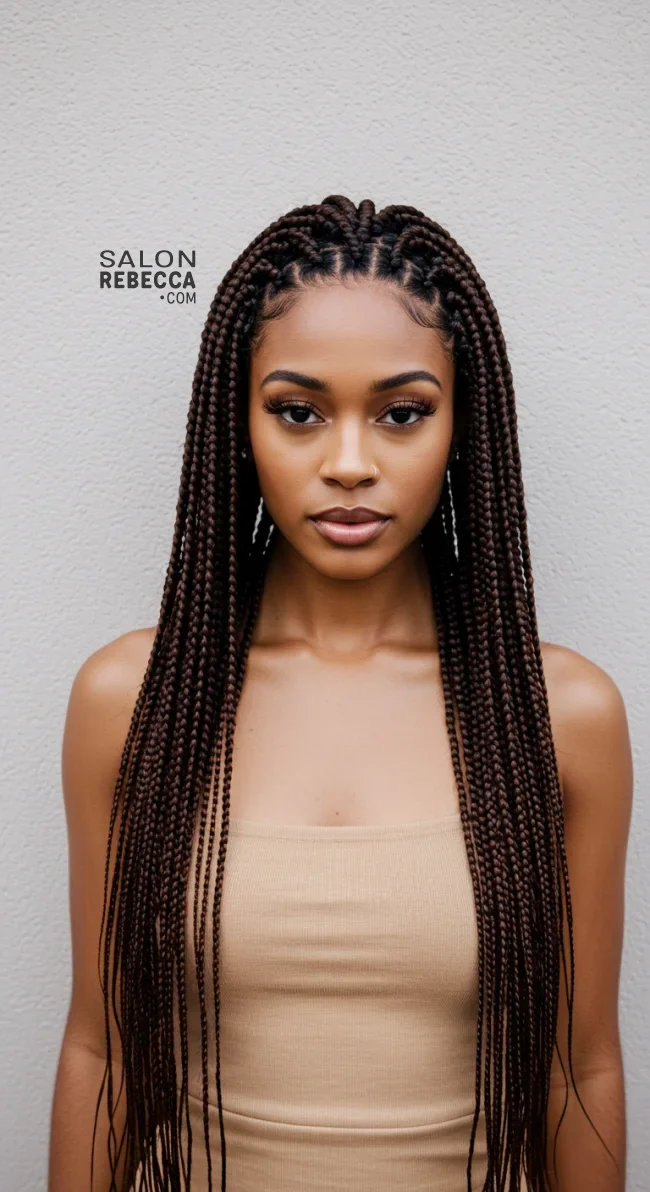 7. Box Braids | 15 Easy Braided Hairstyles Anyone Can Master