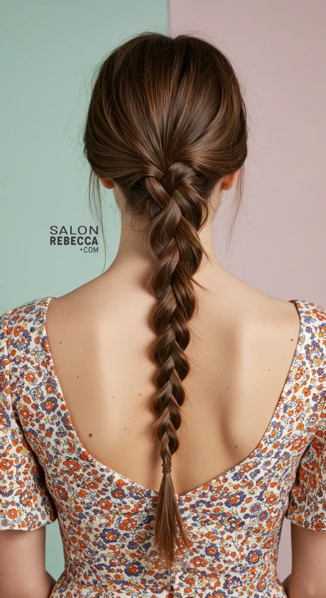 1. Classic Three-Strand Braid | 15 Easy Braided Hairstyles Anyone Can Master