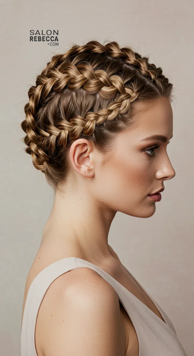 8. Milkmaid Braid | 15 Easy Braided Hairstyles Anyone Can Master