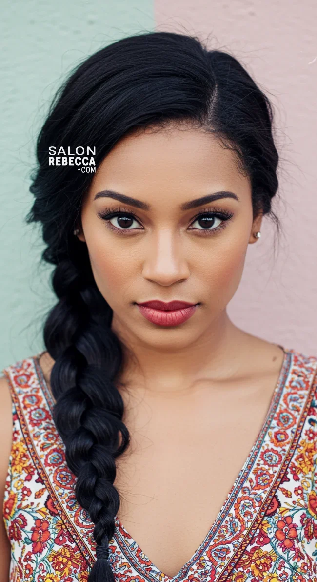9. Side Braid | 15 Easy Braided Hairstyles Anyone Can Master