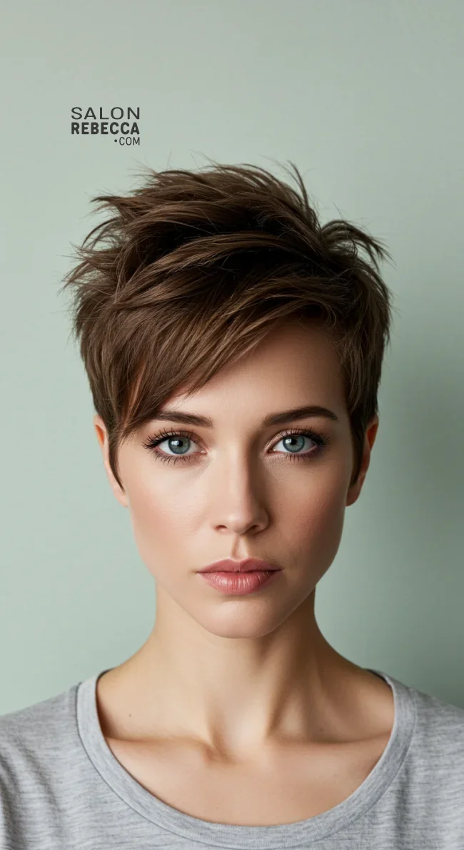 4. Modern Pixie | Brunette Beauty: Unveiling The Trendiest Brown Hairstyles Of The Season