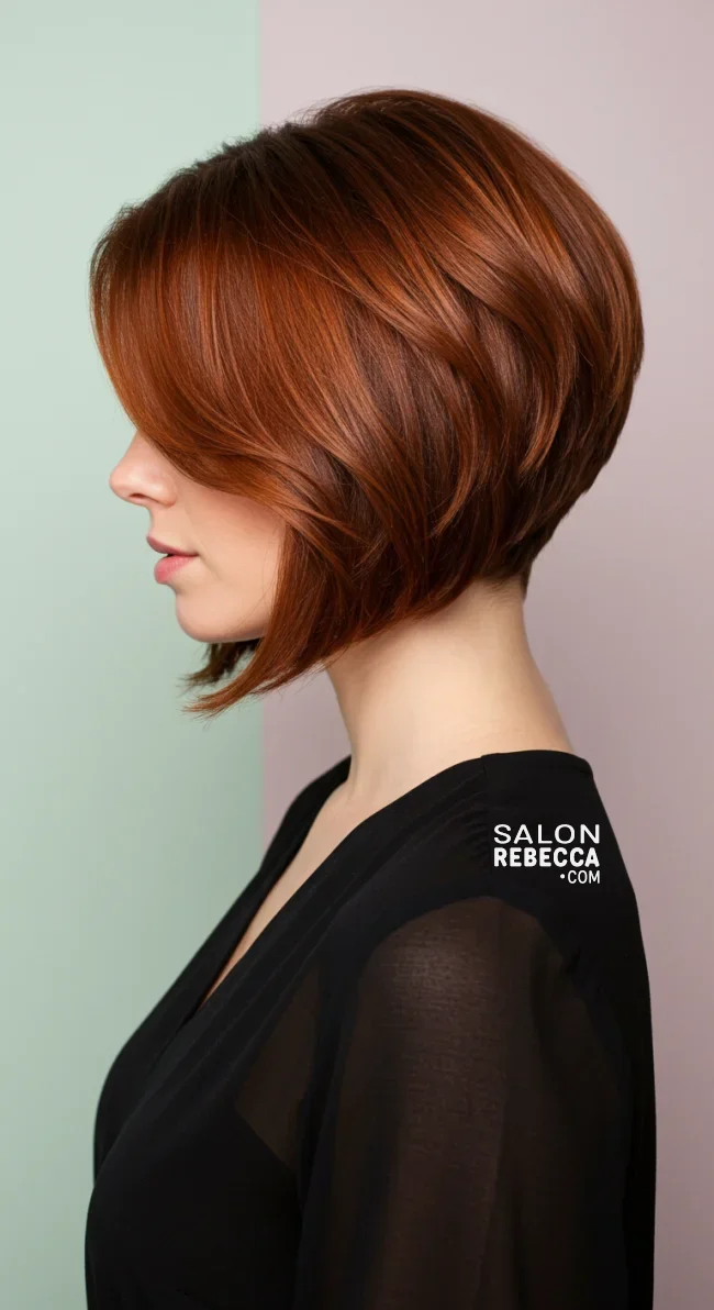 13. Short Stacked Bob | Top Volume-Boosting Haircuts For Thin Hair