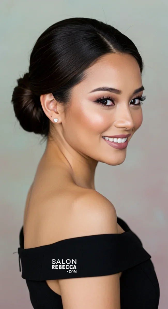 9. Classic Chignon | Chic And Timeless Updo Hairstyles: Elevate Your Look With These Stunning Updos