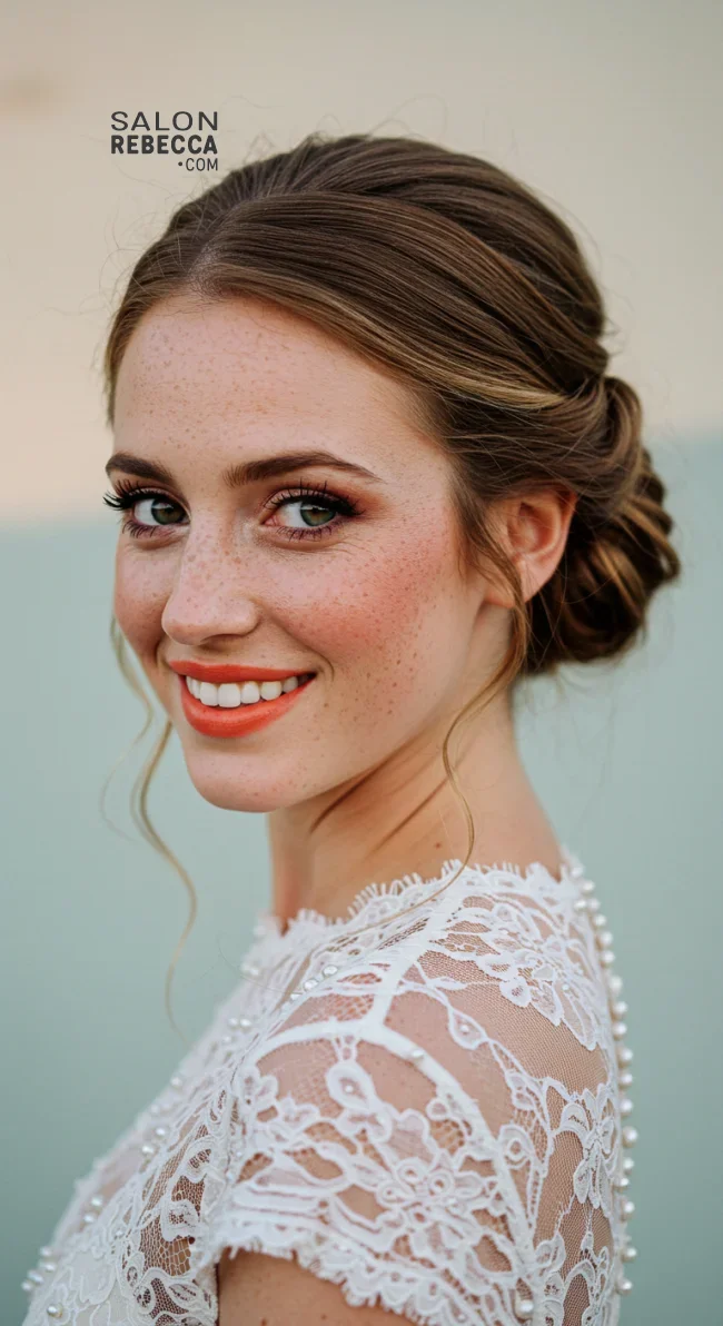 11. Low Twisted Bun | Chic And Timeless Updo Hairstyles: Elevate Your Look With These Stunning Updos