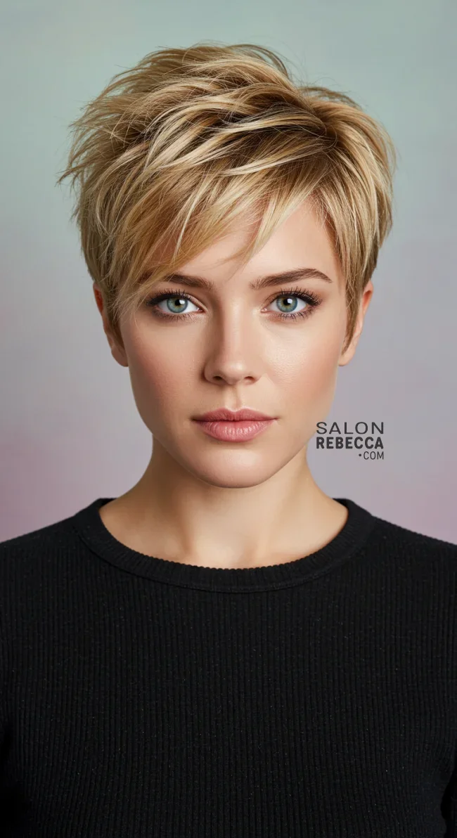 2. Layered Pixie Cut | 10 Game-Changing Haircuts For Very Thin Hair