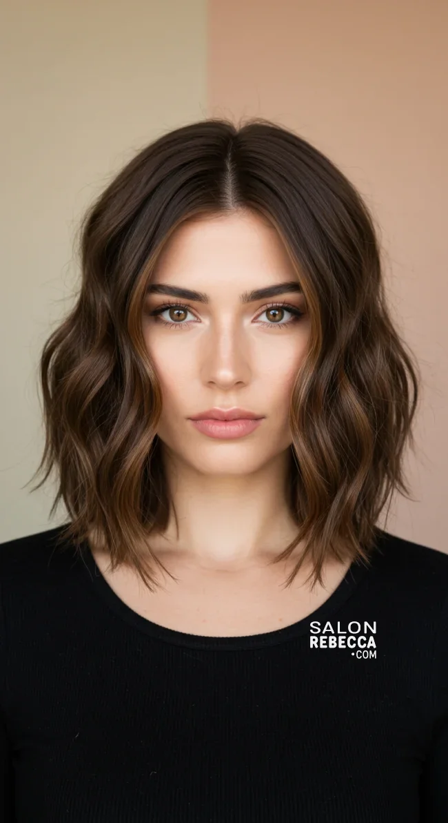 3. Shoulder-Length Lob with Soft Waves | 10 Game-Changing Haircuts For Very Thin Hair