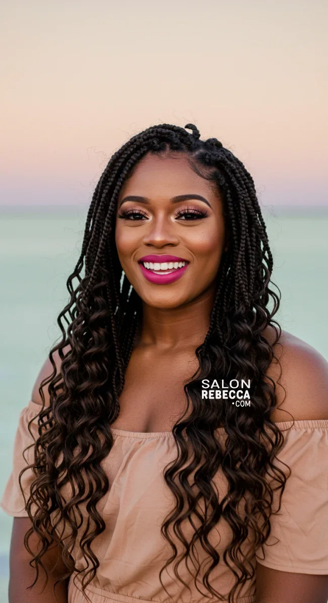 14. Goddess Box Braids | Box Braids Hairstyle: A Timeless Elegance In Modern Fashion