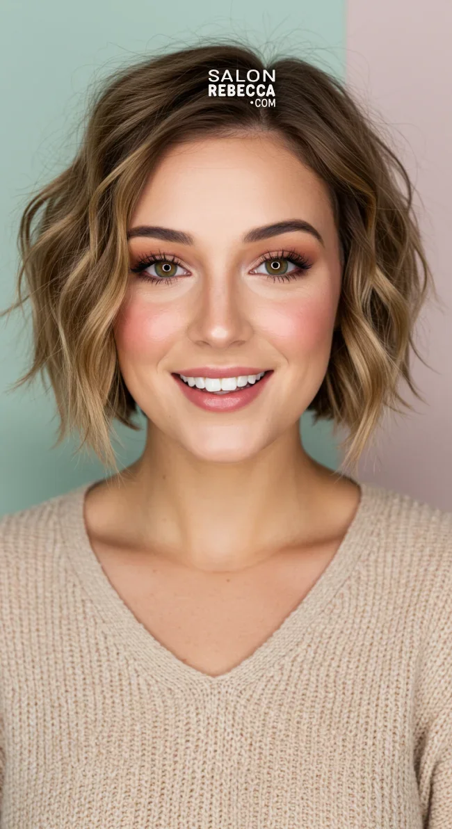 12. Textured Wavy Bob | Explore The Latest Short Bob Haircuts For Women