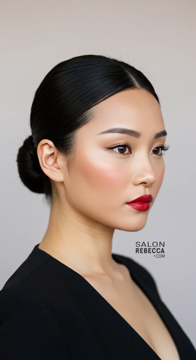 2. Sleek Low Bun | 10 Fabulous Homecoming Hairstyles To Rock This Year