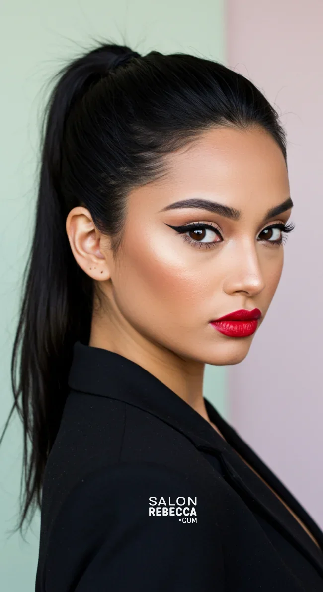 6. Chic High Ponytail | 10 Fabulous Homecoming Hairstyles To Rock This Year