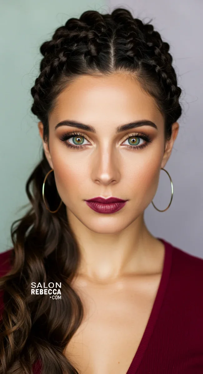 10. Twisted Halo | 10 Fabulous Homecoming Hairstyles To Rock This Year