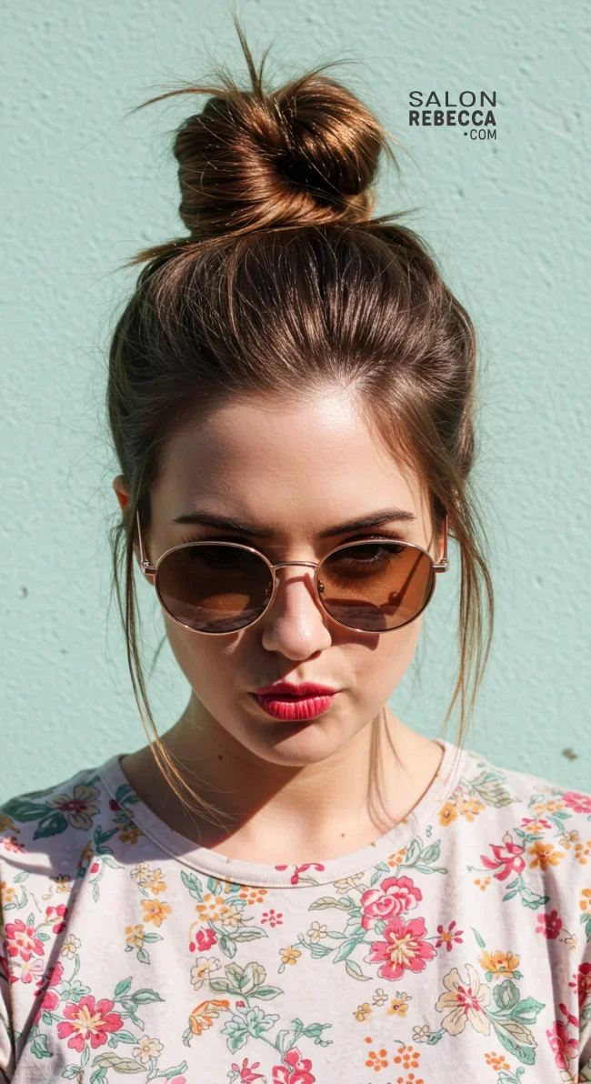 12. Top Knot | Trendy Spring Hairstyles - Revitalize Your Look