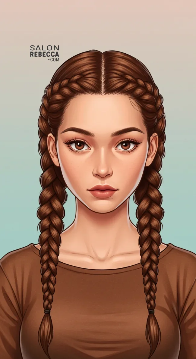 5. Double Dutch Braids | Best Teen Hairstyles: Trendy Looks For Teenagers