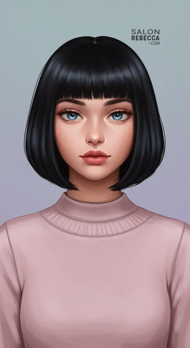 4. Shoulder-Length Blunt Cut | Best Teen Hairstyles: Trendy Looks For Teenagers