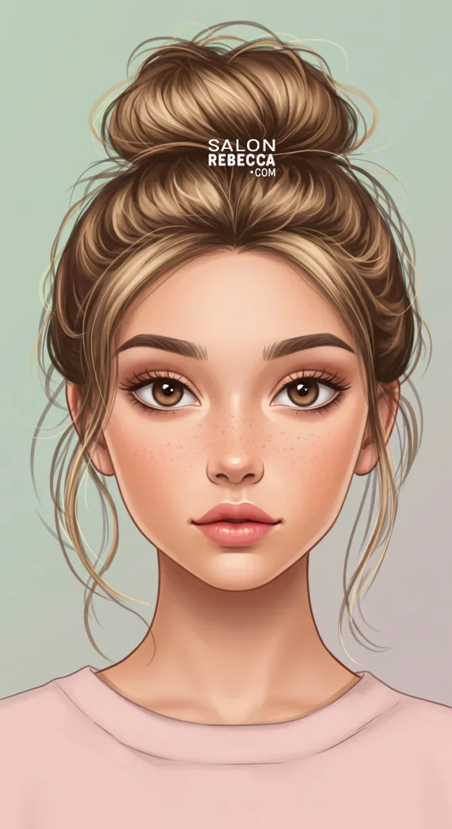 1. Messy Bun | Best Teen Hairstyles: Trendy Looks For Teenagers