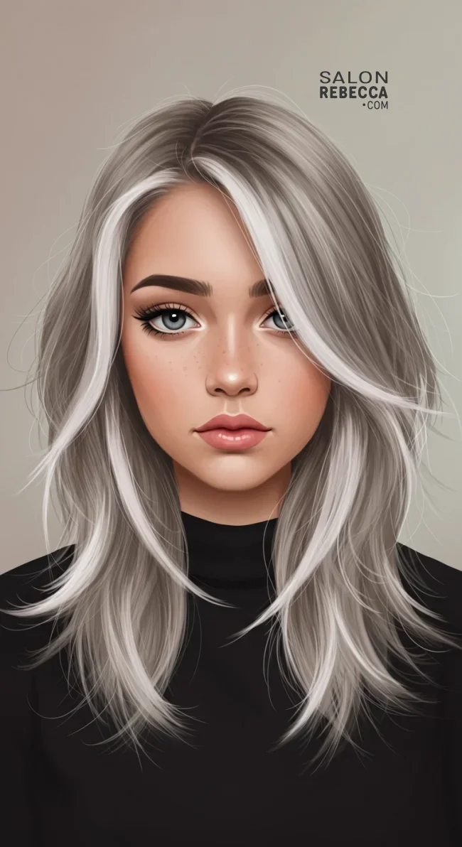 8. Choppy Layers with Face-Framing Highlights | Best Teen Hairstyles: Trendy Looks For Teenagers