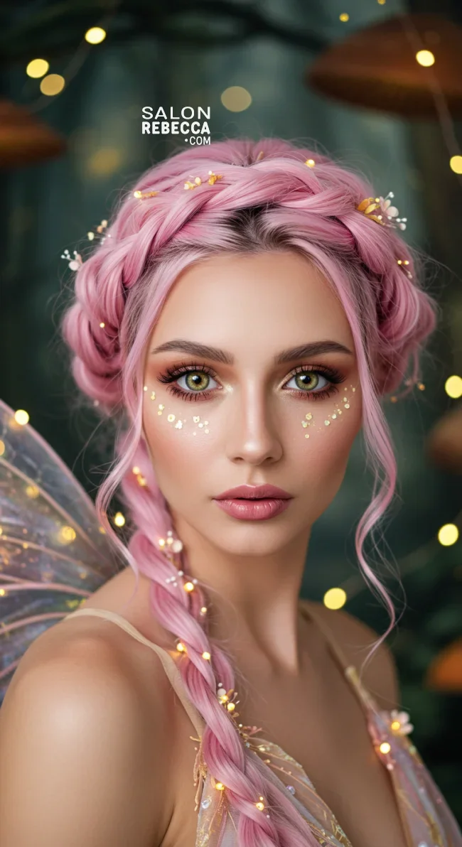 5. Fairy Twisted Bun | Easy Halloween Hairstyles Tutorials To Complete Your Costume