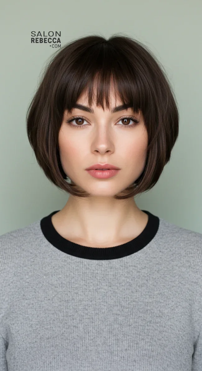 6. French Bob | 10 Ritzy Female Looks With Short Haircuts For Oval Faces