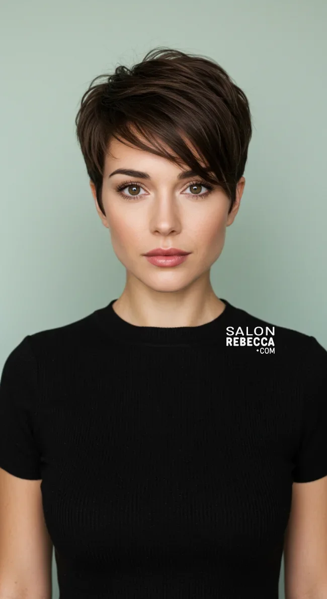 1. Classic Pixie Cut | 10 Ritzy Female Looks With Short Haircuts For Oval Faces