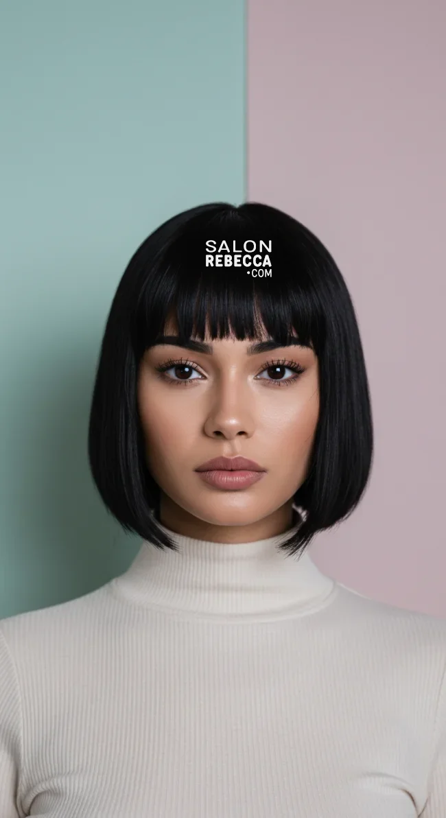 4. Blunt Bob | 10 Ritzy Female Looks With Short Haircuts For Oval Faces