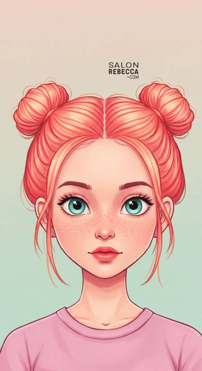 7. Space Buns | 9 Cute And Easy Kids Hairstyles For Girls