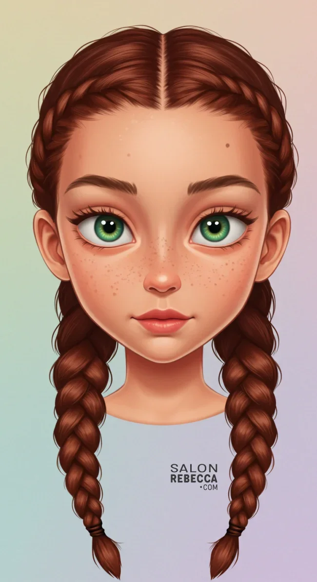 4. Double Dutch Braids | 9 Cute And Easy Kids Hairstyles For Girls