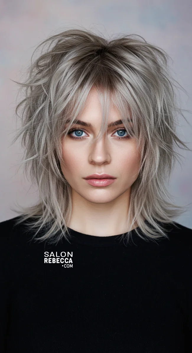 8. Ash Blonde Shag Cut | Hot Looks With Ash Blonde Hair And Styling Tips