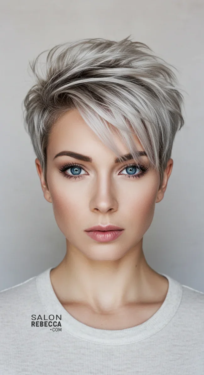 4. Ash Blonde Pixie Cut | Hot Looks With Ash Blonde Hair And Styling Tips