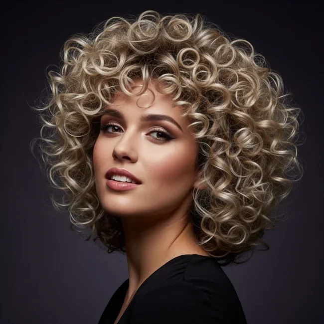 10. Ash Champagne Voluminous Curls | Hot Looks With Ash Blonde Hair And Styling Tips