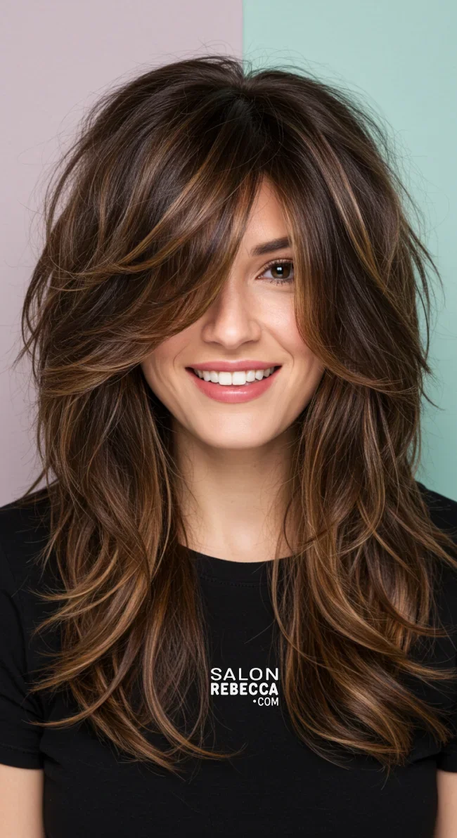 12. Voluminous Shag with Highlights | Effortless Elegance: Shag Hairstyles For A Trendy And Timeless Look