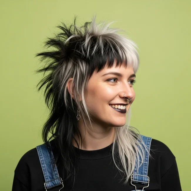 10. Asymmetrical Punk Shag | 10 Modern Shag Haircuts That Are Taking Over 2026