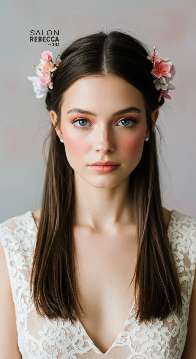 3. Half-Up, Half-Down | 10 Perfect Flower Girl Hairstyles For Your Big Day
